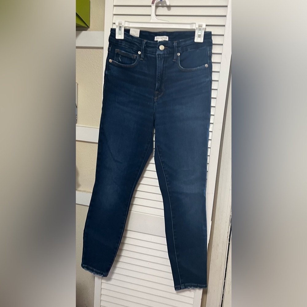 Good American high waist skinny jeans
